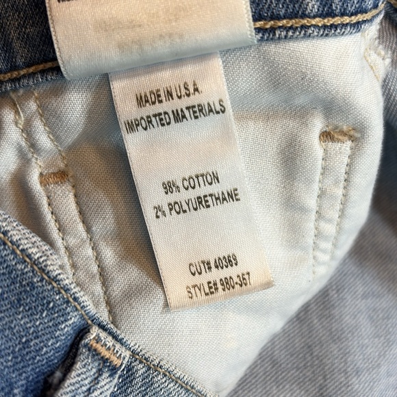 Citizens of Humanity Slouchy Fit Corey Distressed Shorts sz 27 - Picture 10 of 11